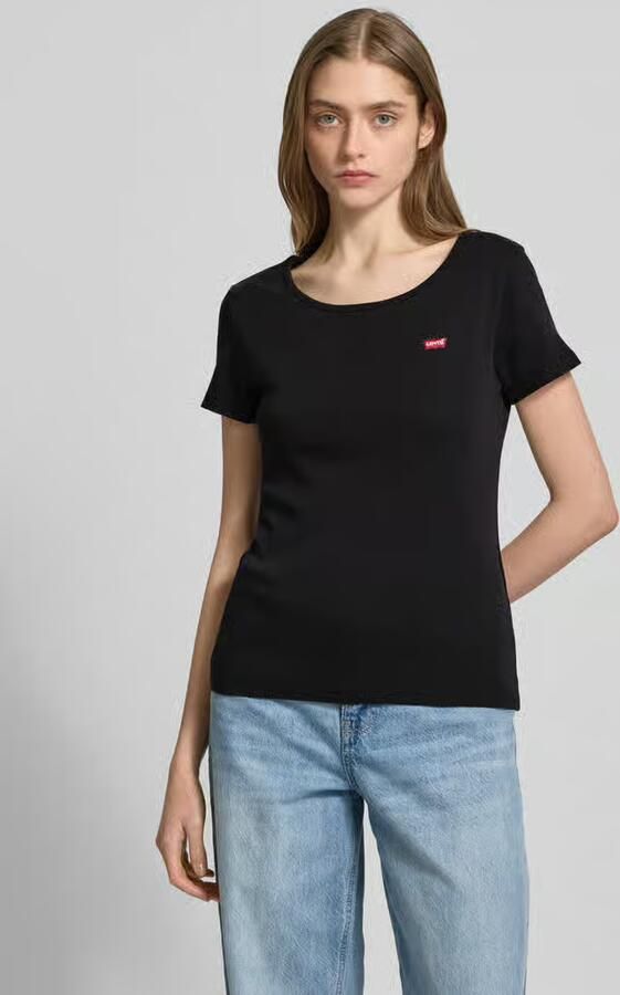 Levi's T-shirt Mini-Logo met klein logoborduursel op borsthoogte (2-delig Set van 2) - Foto 3