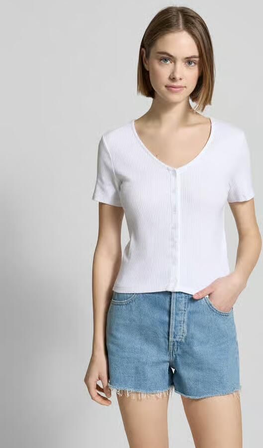Levi's Shirt met V-hals met knoopsluiting - Foto 6