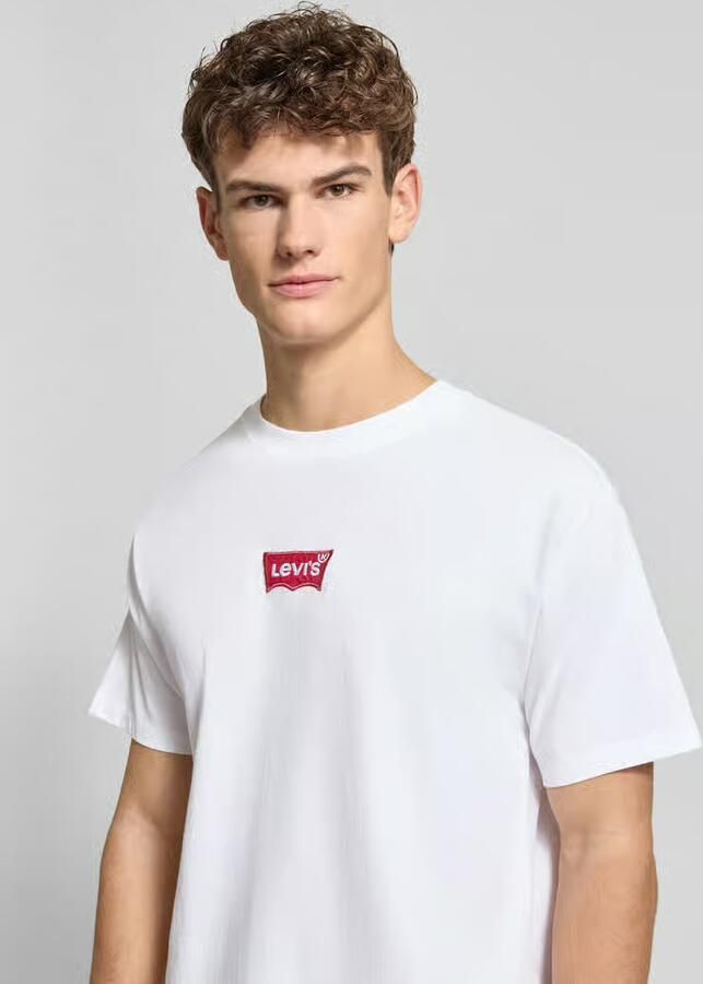 Levis LEVI'S Badge Batwing T-Shirt White- Heren White - Foto 2