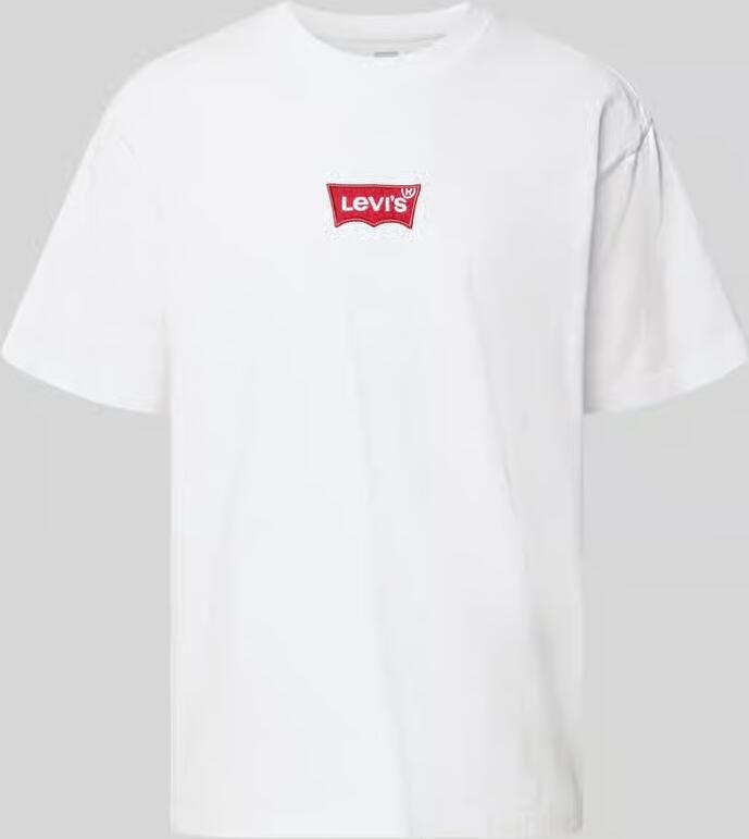 Levis LEVI'S Badge Batwing T-Shirt White- Heren White