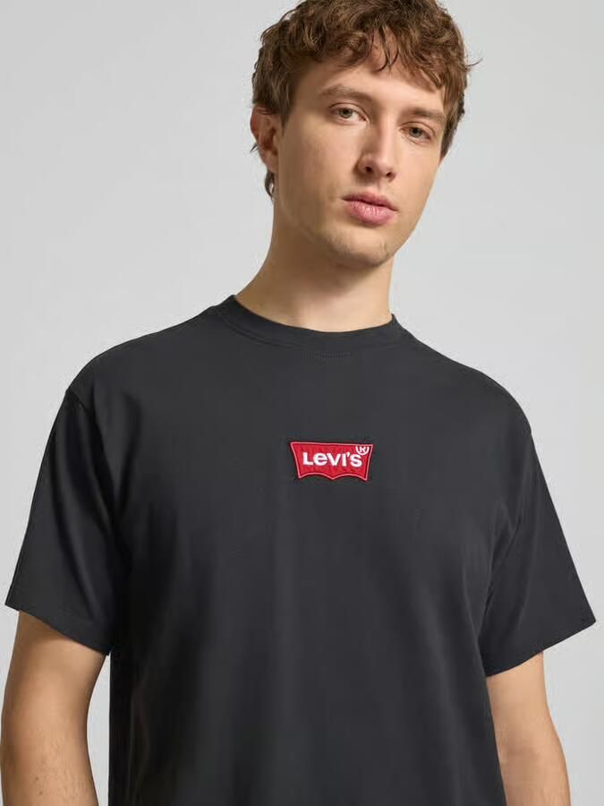 Levi's T-shirt SEVINTAGE met logo-patch op de borst - Foto 2