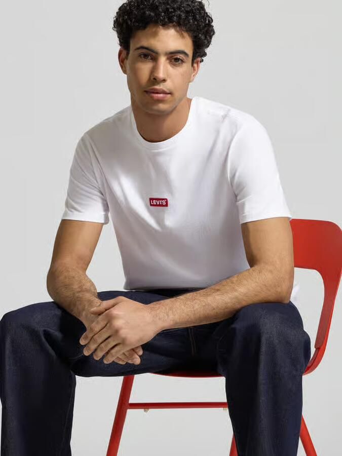 Levi's Relaxed fit T-shirt met labelstitching en ronde hals - Foto 2