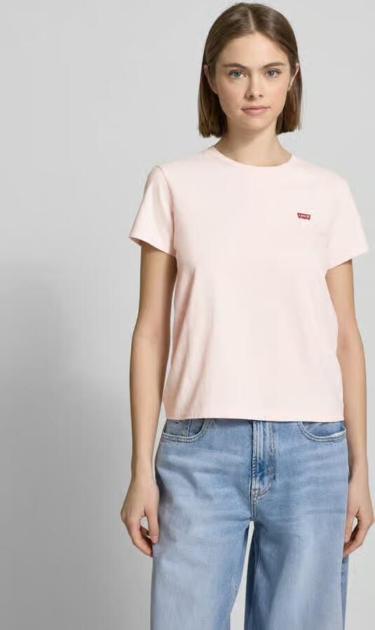 LEVI'S Dames Tops & T-shirts Perfect Tee Cotton Lichtroze - Foto 9