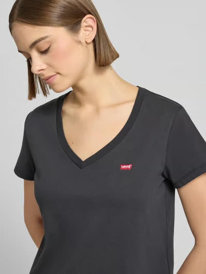 Levi's T-shirt met labeldetail in een set van 2 stuks - Foto 2