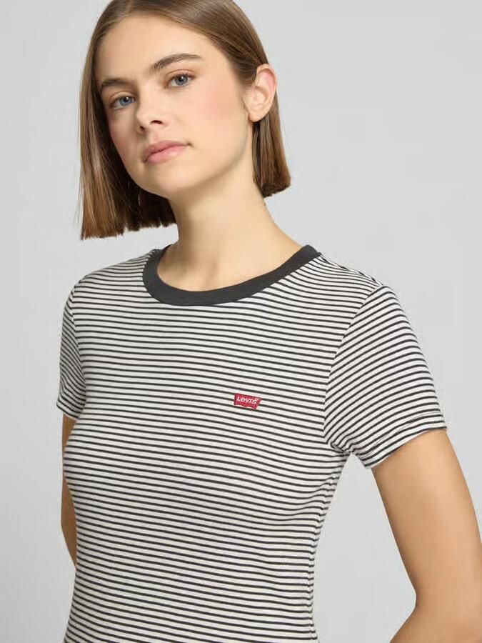 Levi's T-shirt Mini-Logo met klein logoborduursel op borsthoogte (set 2-delig) - Foto 2
