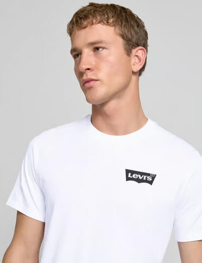Levi's regular fit T-shirt van puur katoen met logoprint