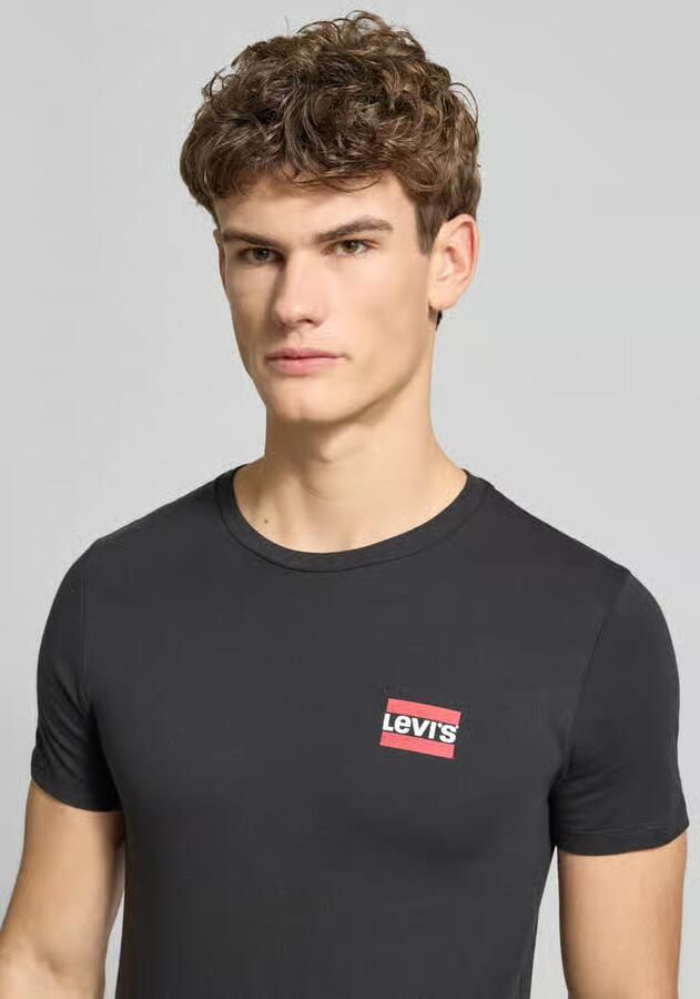 Levi's T-shirt van puur katoen in een set van 2 stuks - Foto 4