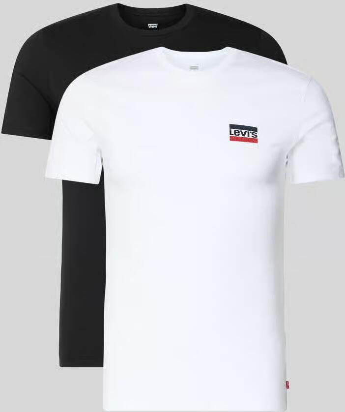 Levi's T-shirt van puur katoen in een set van 2 stuks - Foto 5