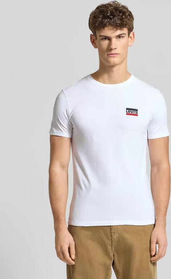 Levi's slim fit T-shirt-set van zuivere katoen in set van 2 - Foto 6