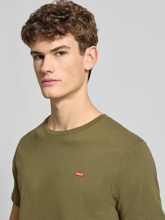 Levi's Heren T-shirt Korte Mouwen Groen 100% Katoen Green Heren - Foto 7