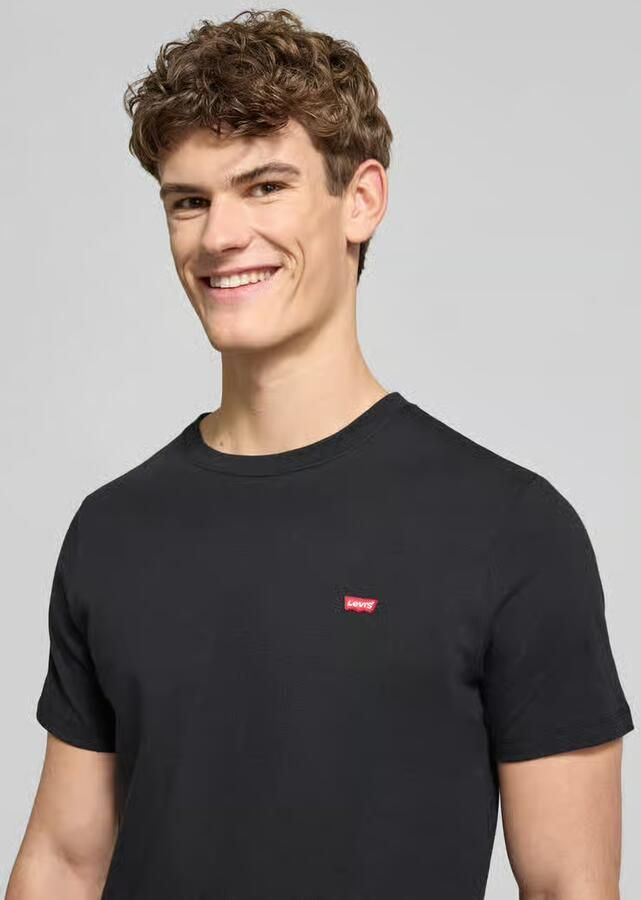 Levi's Zwarte Katoenen Heren T-Shirt met Korte Mouwen Black Heren - Foto 9