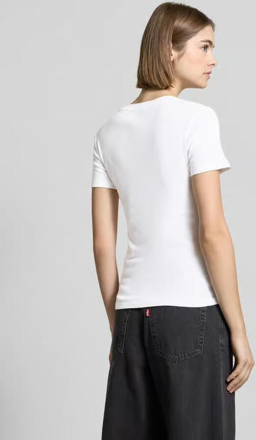 Levi's T-shirt met labelbadge model 'ESSENTIAL' - Foto 5