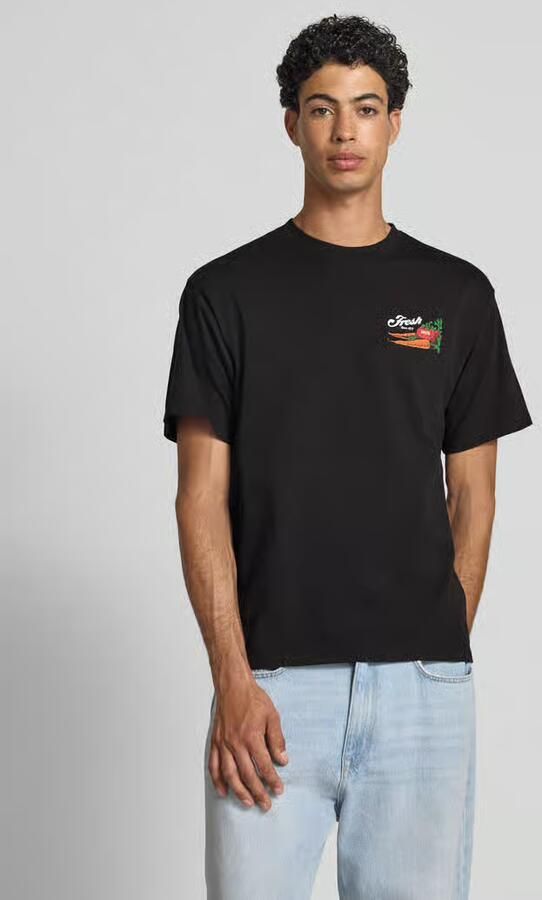 Levi's T-shirt met motief- label- en statementprint - Foto 7