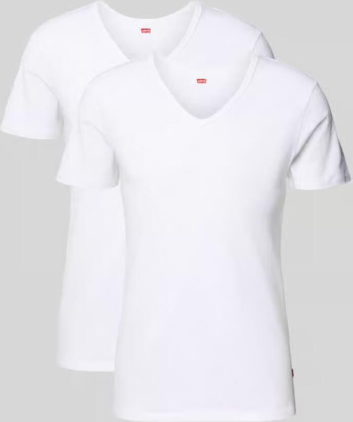 Levi's T-shirt met v-hals (set 2-delig Set van 2 Set van 2) - Foto 8