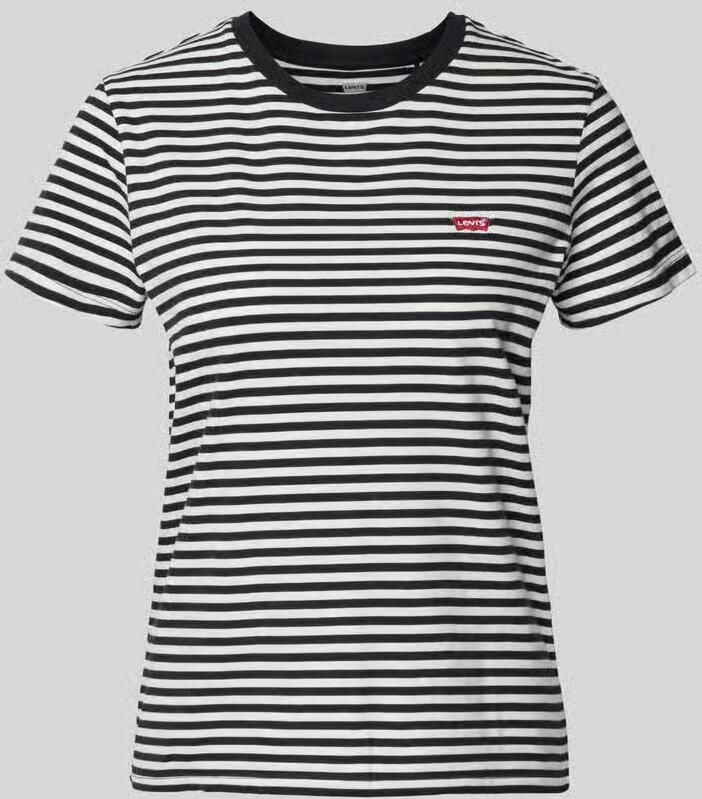 Levi's Gestreept T-shirt met Housemark Logo voor Dames Multicolor Dames - Foto 12