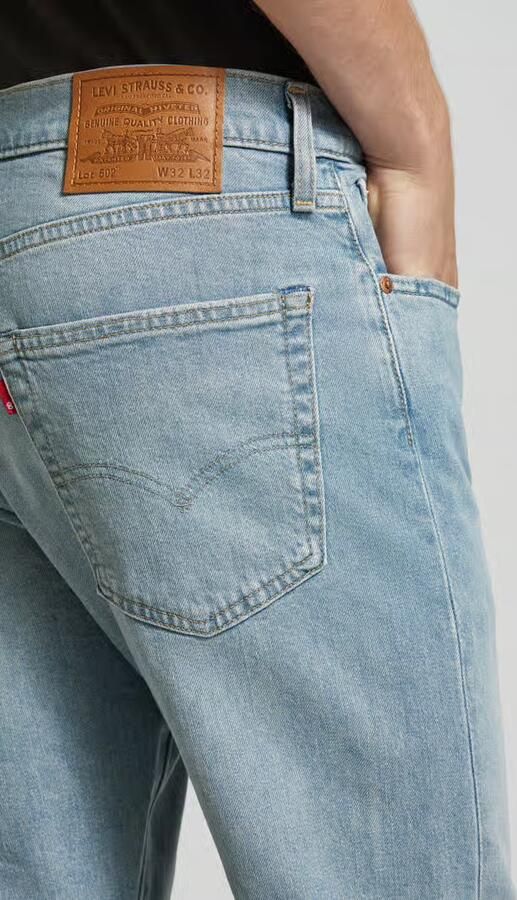 Levi's Tapered fit jeans met 5-pocketmodel model '502'