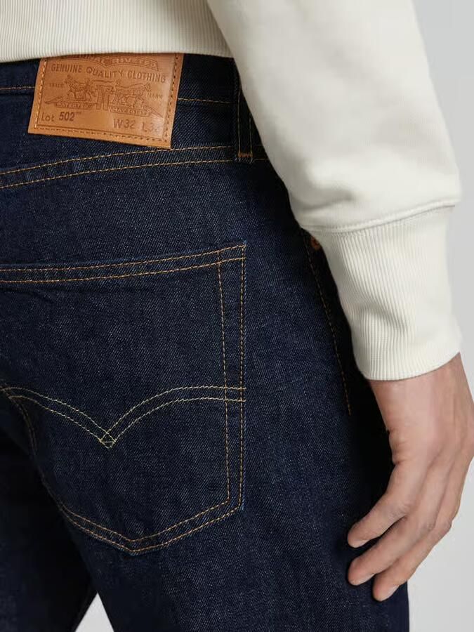 Levi's Blauwe Heren Jeans Regular Fit Herfst Winter Blauw Heren - Foto 7