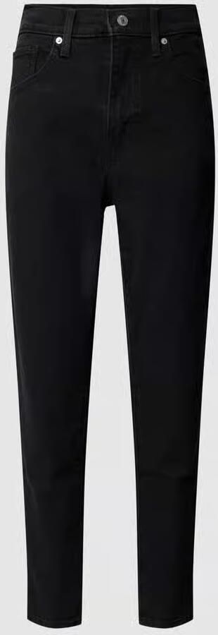 Levi's Korte tapered fit high rise jeans met stretch met stretch Water - Foto 2
