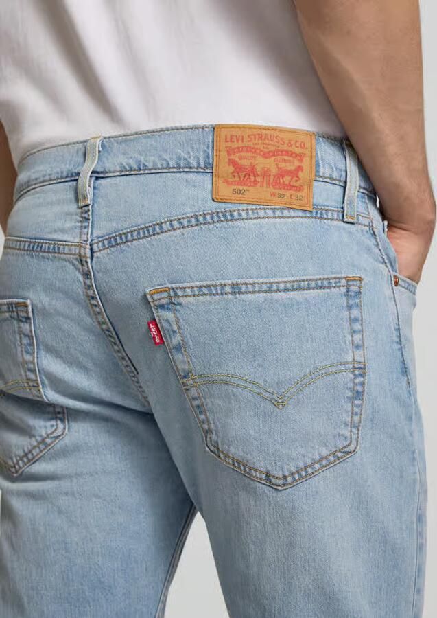 Levi's tapered fit jeans van katoenmix model '502 ' - Foto 2
