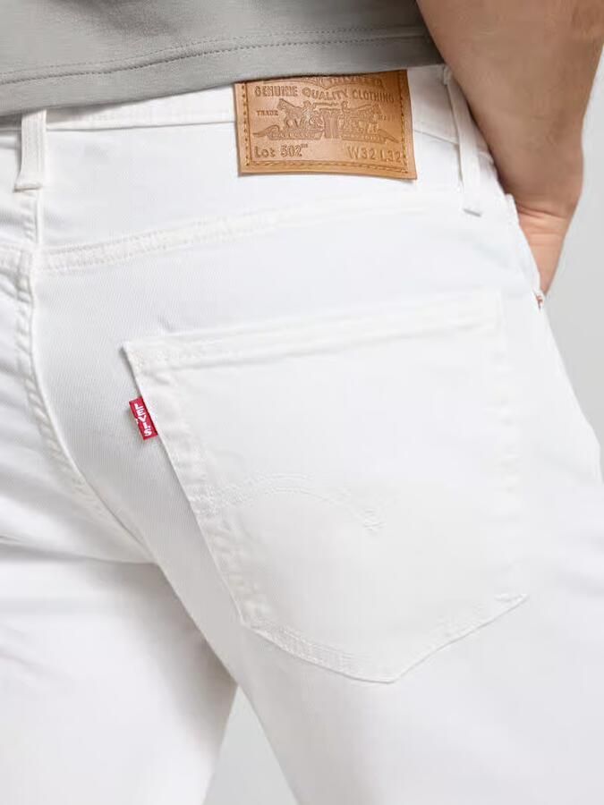 Levi's tapered fit jeans van mix van katoen en lyocell Model '502™ TAPER'