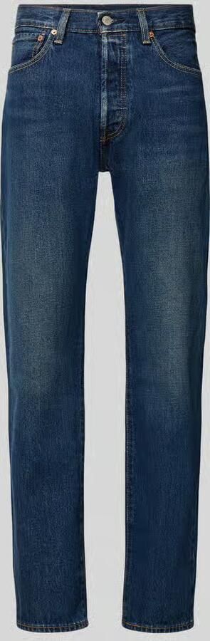 Levi's tapered fit jeans van mix van katoen en lyocell model '502 TAPER'