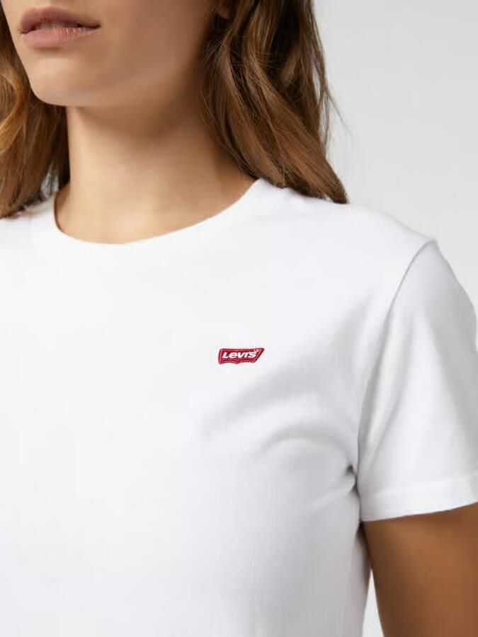 Levi's Stijlvol Logo T-shirt in wit katoen White Dames - Foto 5