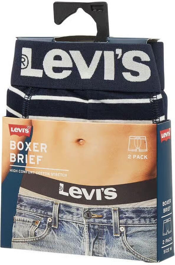 Levi's Boxershort met brede logoband (Set van 2) - Foto 3