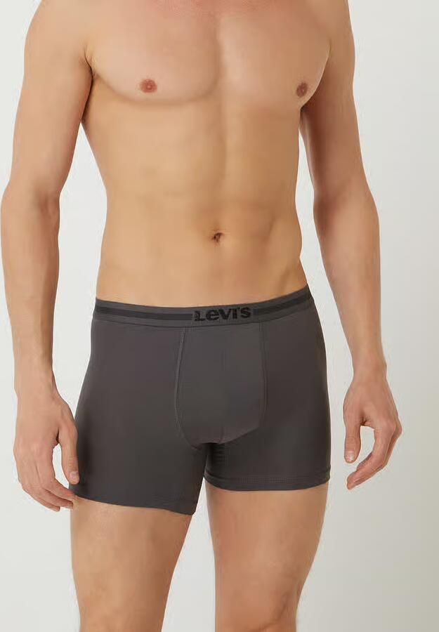 Levi's Boxershort LEVIS MEN TENCEL BOXER BRIEF 2P (2 stuks Set van 2) - Foto 1
