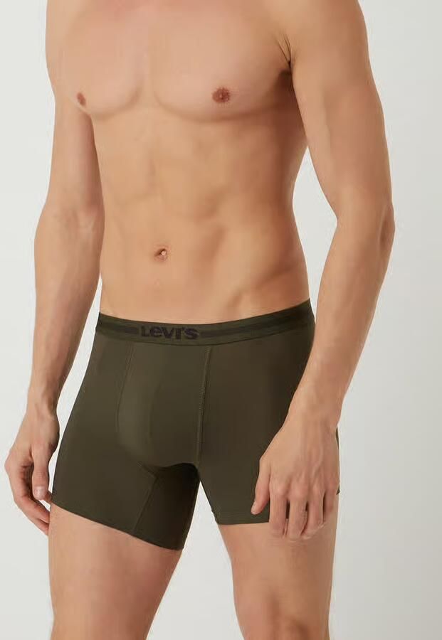 Levi's Boxershort LEVIS MEN TENCEL BOXER BRIEF 2P (2 stuks Set van 2)