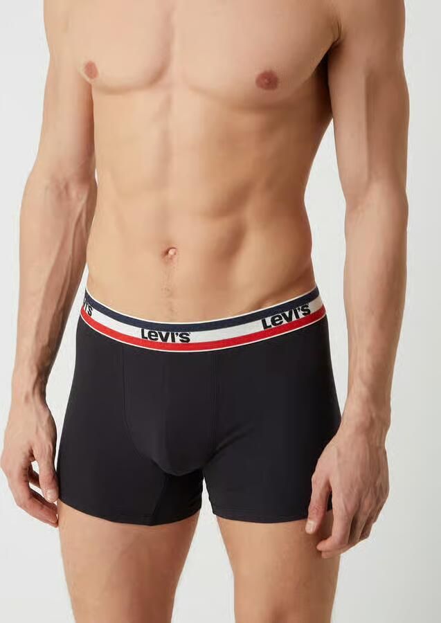 Levi's Boxershort met contrasterend logo-tailleband (3 stuks) - Foto 3