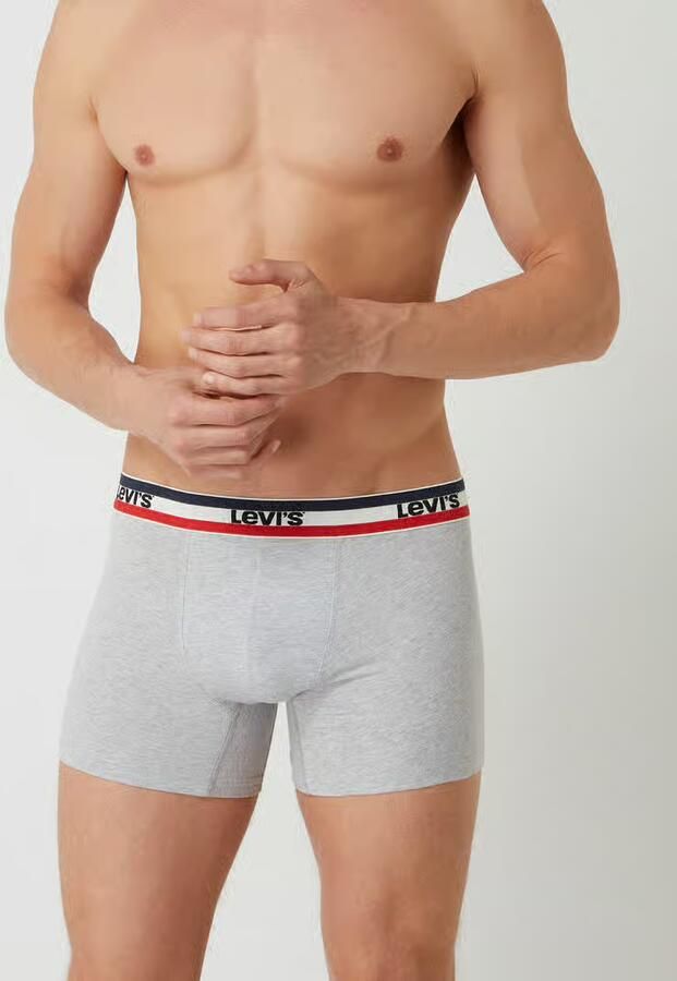 Levi's Boxershort LEVIS MEN SPRTSWR LOGO BOXER BRIEF 3P (Set van 3) - Foto 3