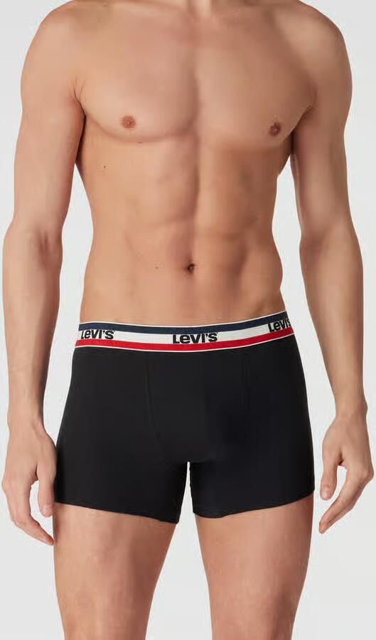 Levi's Boxershort LEVIS MEN SPRTSWR LOGO BOXER BRIEF 3P (Set van 3) - Foto 3