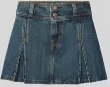 Levi's Uitlopende mini-rok van puur katoen