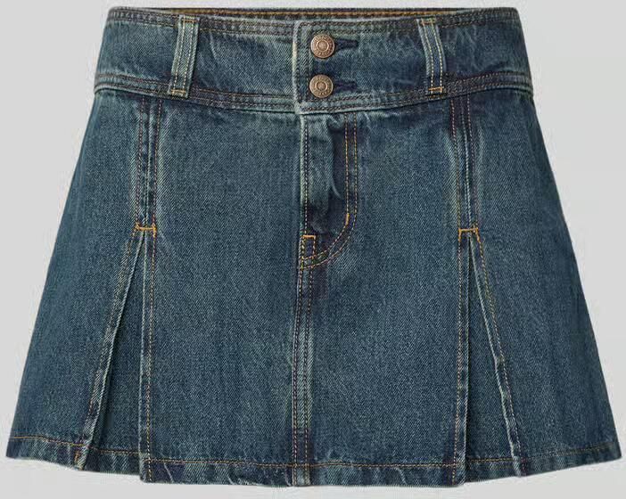 Levi's Uitlopende mini-rok van puur katoen