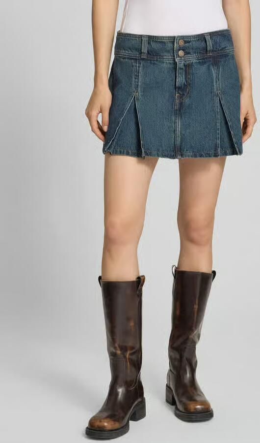 Levi's Uitlopende mini-rok van puur katoen - Foto 3