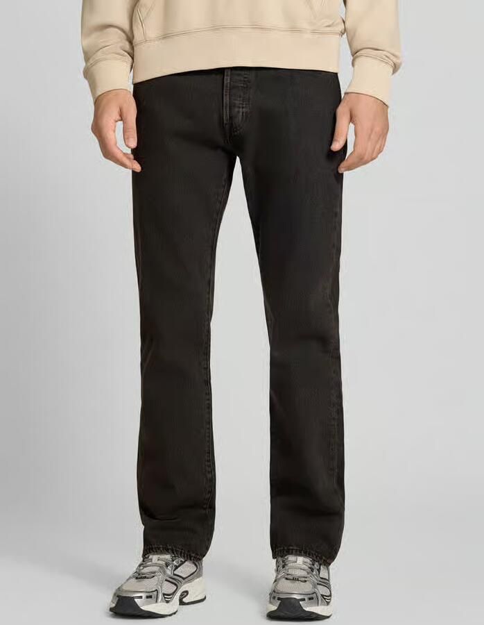 Levi's Wide & loose fit jeans van pure katoen model '501 ' - Foto 3
