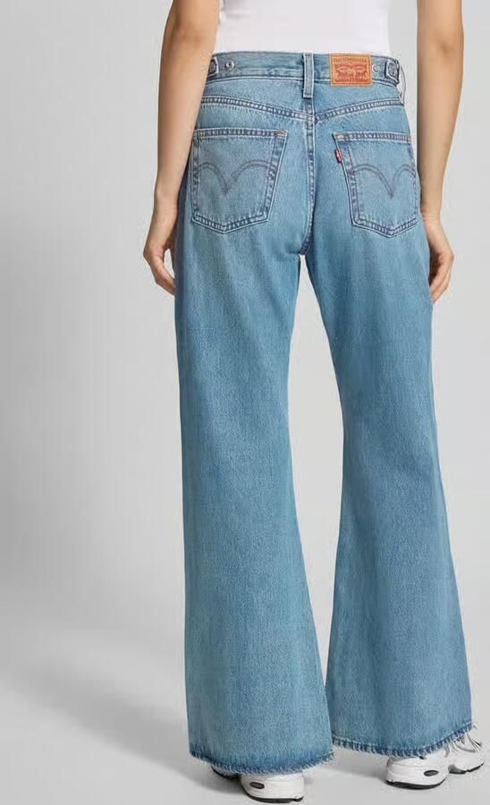 Levi's Wide & loose fit jeans van pure katoen model 'CINCH FLARE' - Foto 2