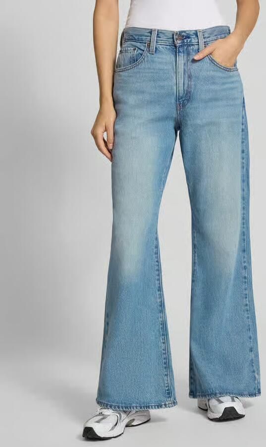 Levi's Wide & loose fit jeans van pure katoen model 'CINCH FLARE' - Foto 3