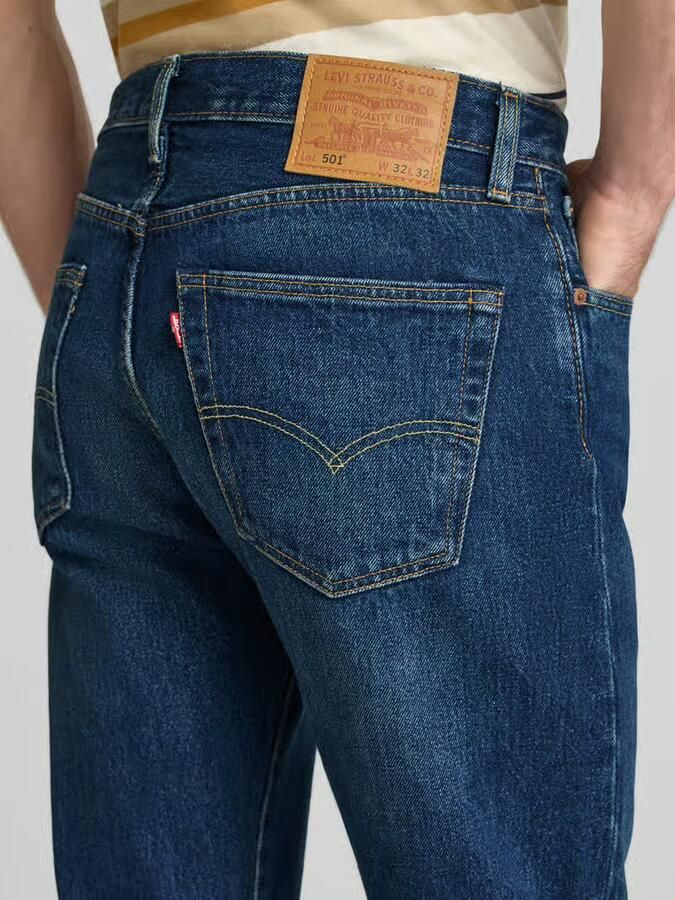 Levi's Wide & loose fit jeans van puur katoen model '501 ' - Foto 2