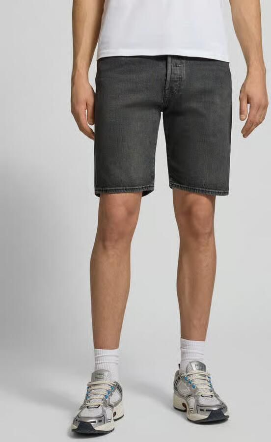 Levi's wide fit korte jeans van katoenmix model '501 Original' - Foto 3