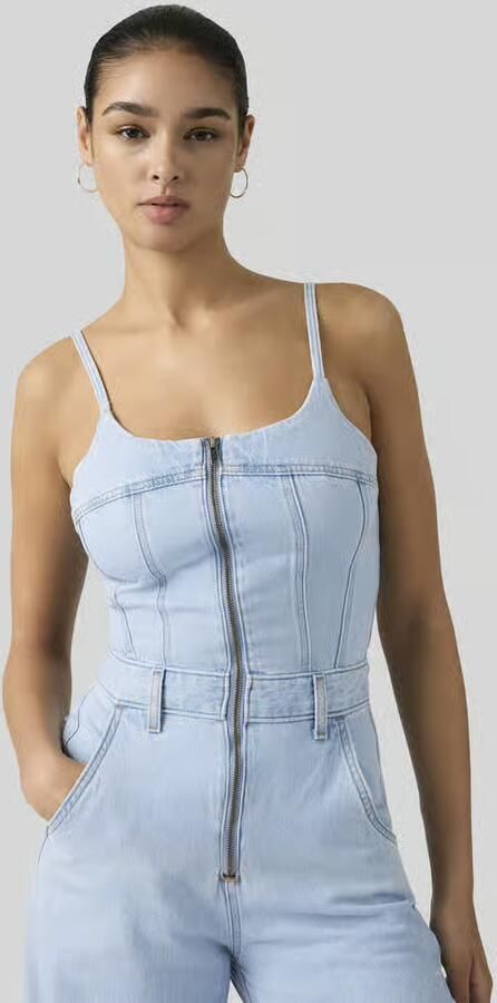 Levi's Wide Leg Bustier Jumpsuit