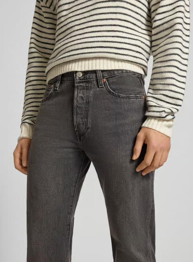 Levi's Wide leg fit Jeans met steekzakken Model '501 ' - Foto 4