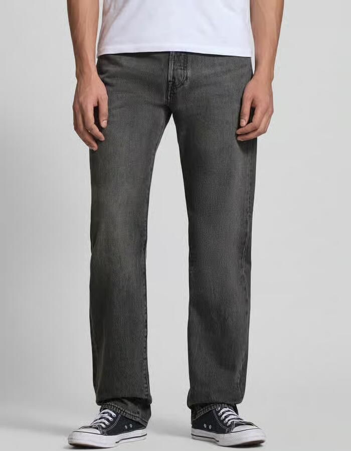 Levi's Wide leg fit Jeans met steekzakken Model '501 ' - Foto 6