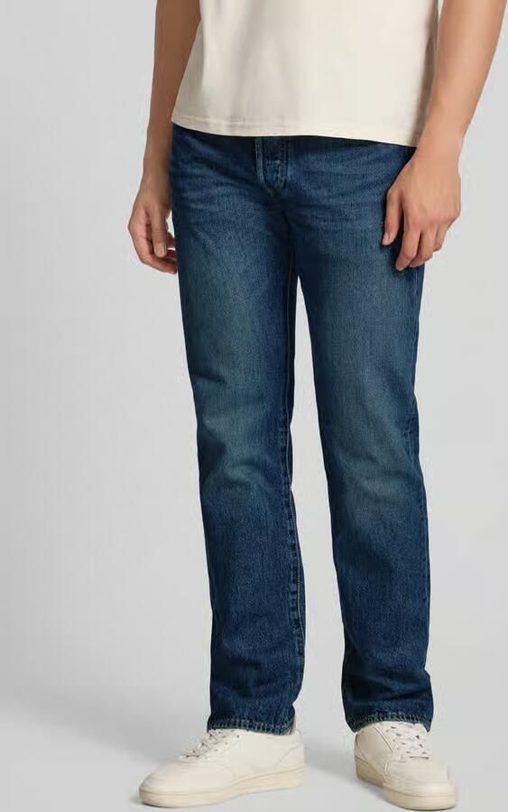 Levi's Big and Tall 501 straight leg jeans change your mind - Foto 17
