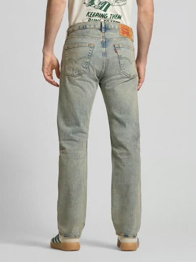 Levi's Wide leg fit jeans van katoenmix model '501 Original' - Foto 6