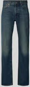 Levi's Wide leg fit jeans van zuiver katoen model '501 Original'