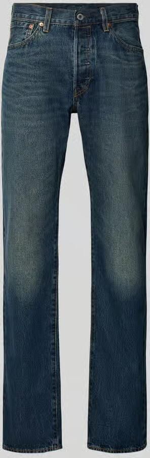 Levi's Wide leg fit jeans van zuiver katoen model '501 Original' - Foto 2
