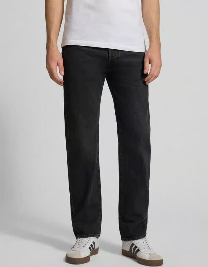 Levi's Wide leg fit jeans van zuiver katoen model '501 Original' - Foto 2