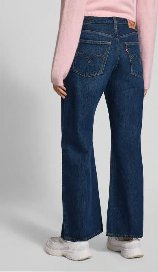 Levi's Wide leg jeans met 5-pocketmodel model 'MIDDY' - Foto 3