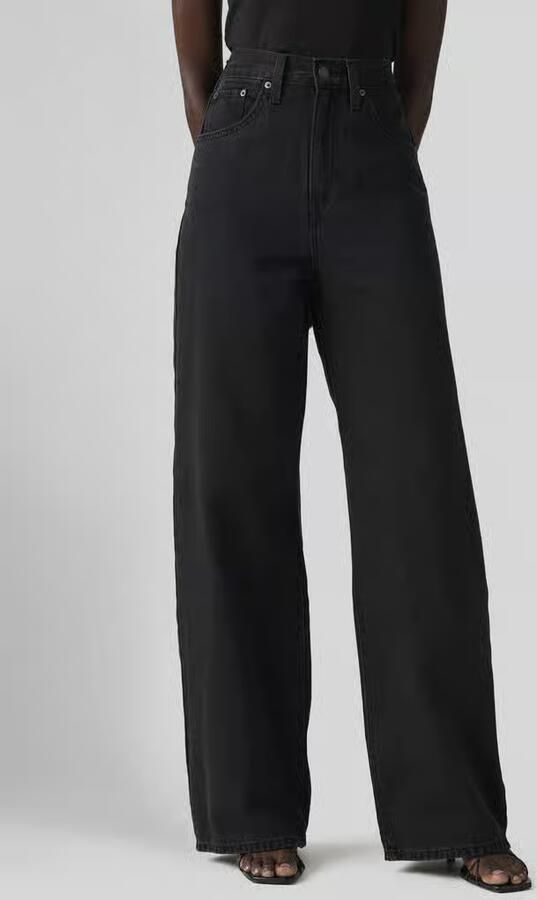 Levi's Wide leg jeans van puur katoen in 5-pocketmodel
